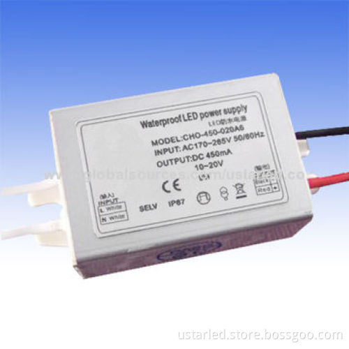 45W IP67 Waterproof LED Power Supplies, DC 12V/24V, 3.78A, AC 85-265V, Aluminum Body